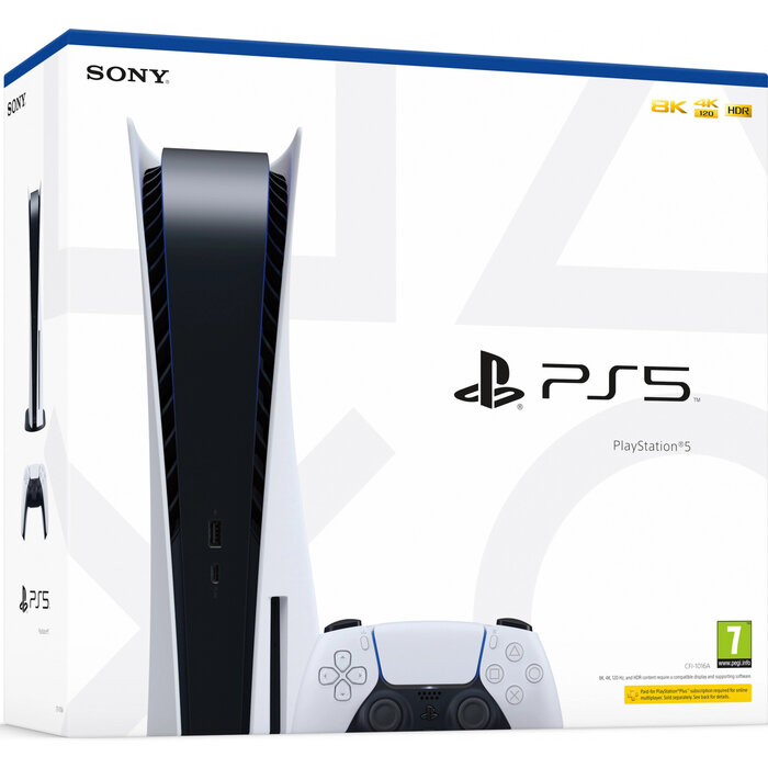 Sony Playstation 5 Console - Disc Edition - 825GB