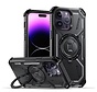 iPhone 11 Pro Max hoesje - Backcover - Geschikt voor MagSafe - Rugged Armor - Extra valbescherming - Ringhouder - TPU - Zwart kopen