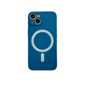 JVS Products iPhone 11 hoesje - Backcover - Geschikt voor MagSafe - Siliconen - Donkerblauw