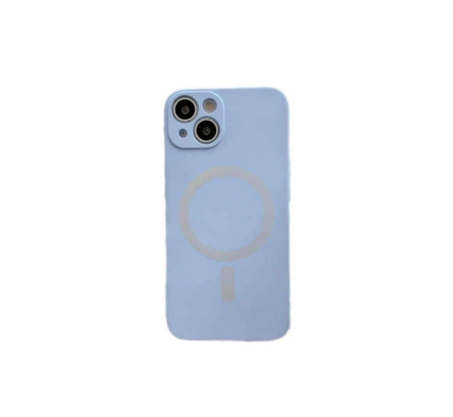iPhone 11 hoesje - Backcover - Geschikt voor MagSafe - Siliconen - Lila kopen