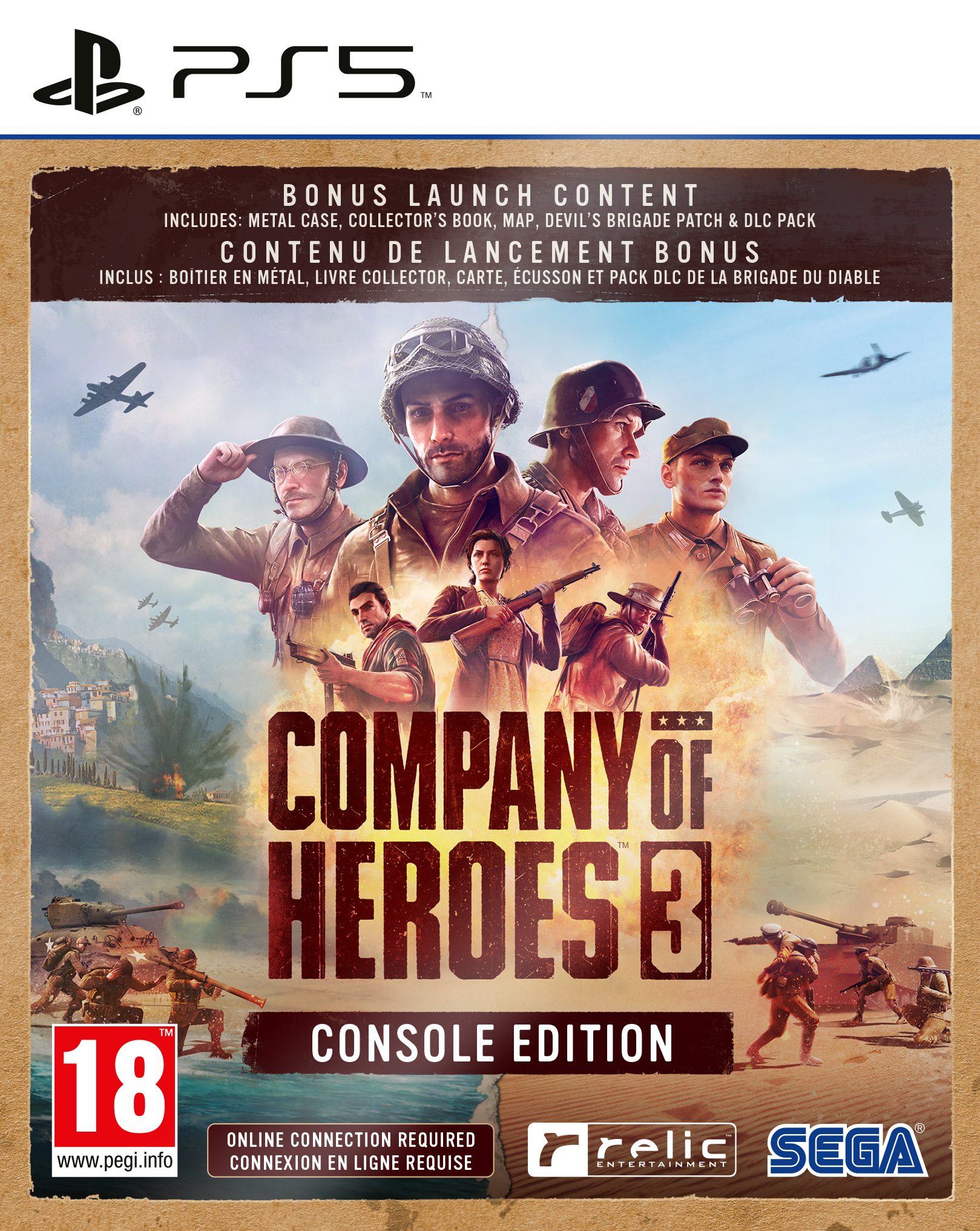 PS5 Company of Heroes 3 - Metalcase Edition
