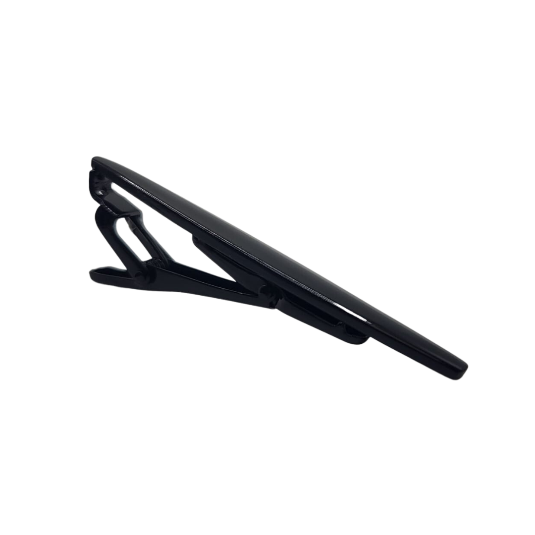 Dasspeld - Stropdas Clip - Ovaal - Tie Clip - Zwart afbeelding