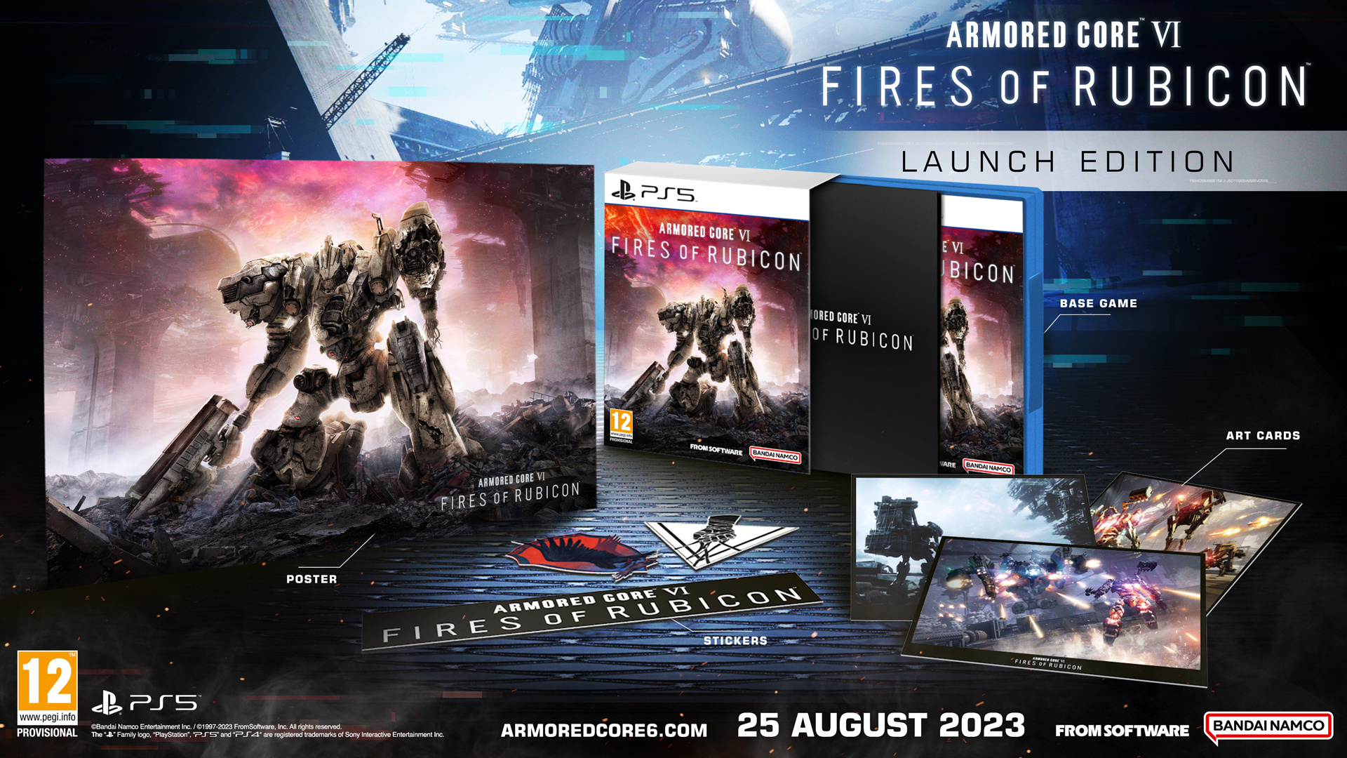 Bandai Namco PS5 Armored Core VI: Fires of Rubicon – Launch Edition
