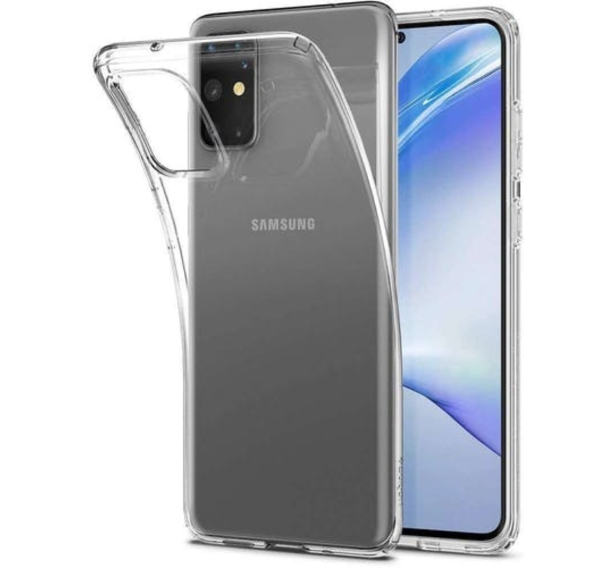 Samsung Galaxy S22 Ultra hoesje - Backcover - Extra dun - Siliconen - Transparant kopen