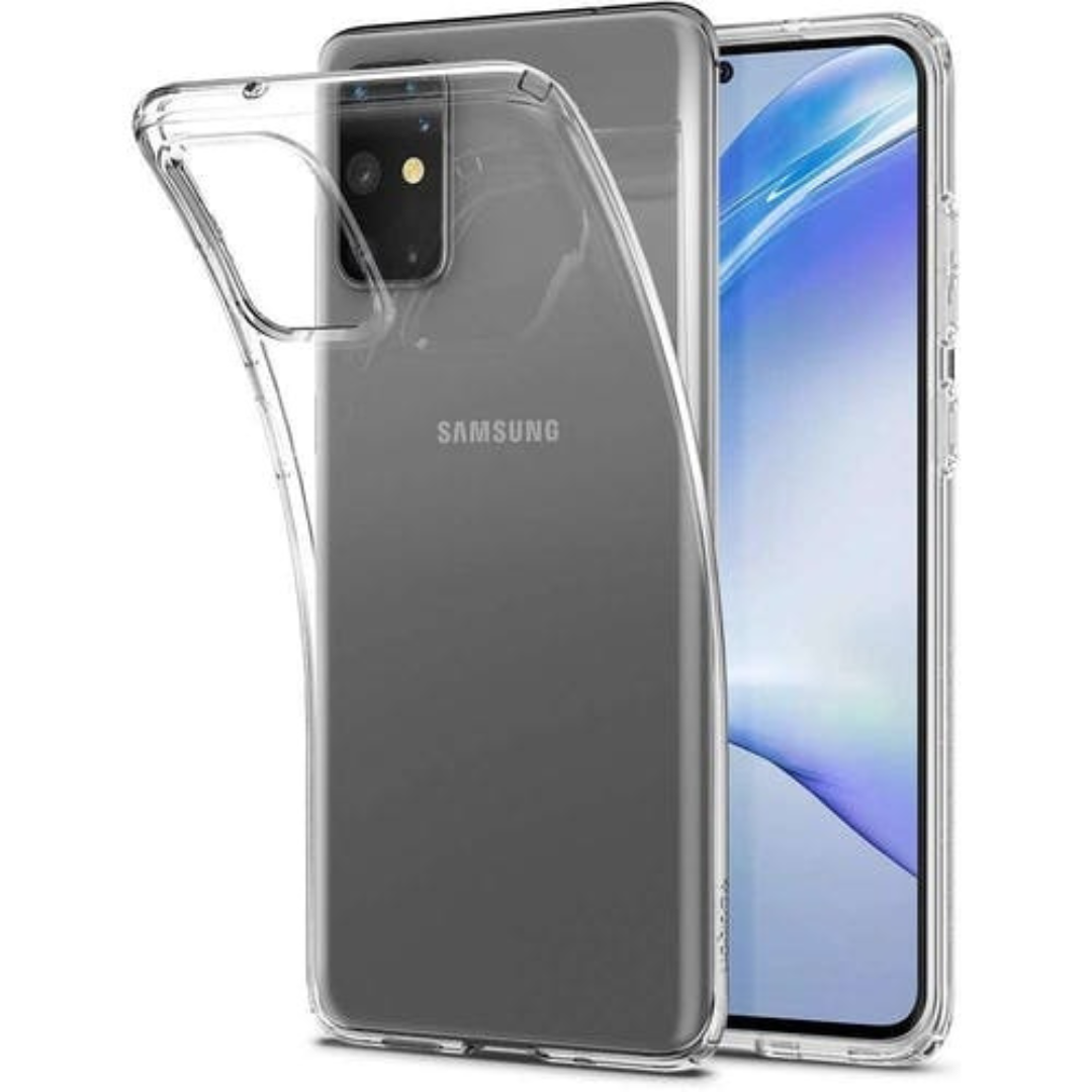 Samsung Galaxy S10 Plus hoesje - Backcover - Extra dun - Siliconen - Transparant afbeelding