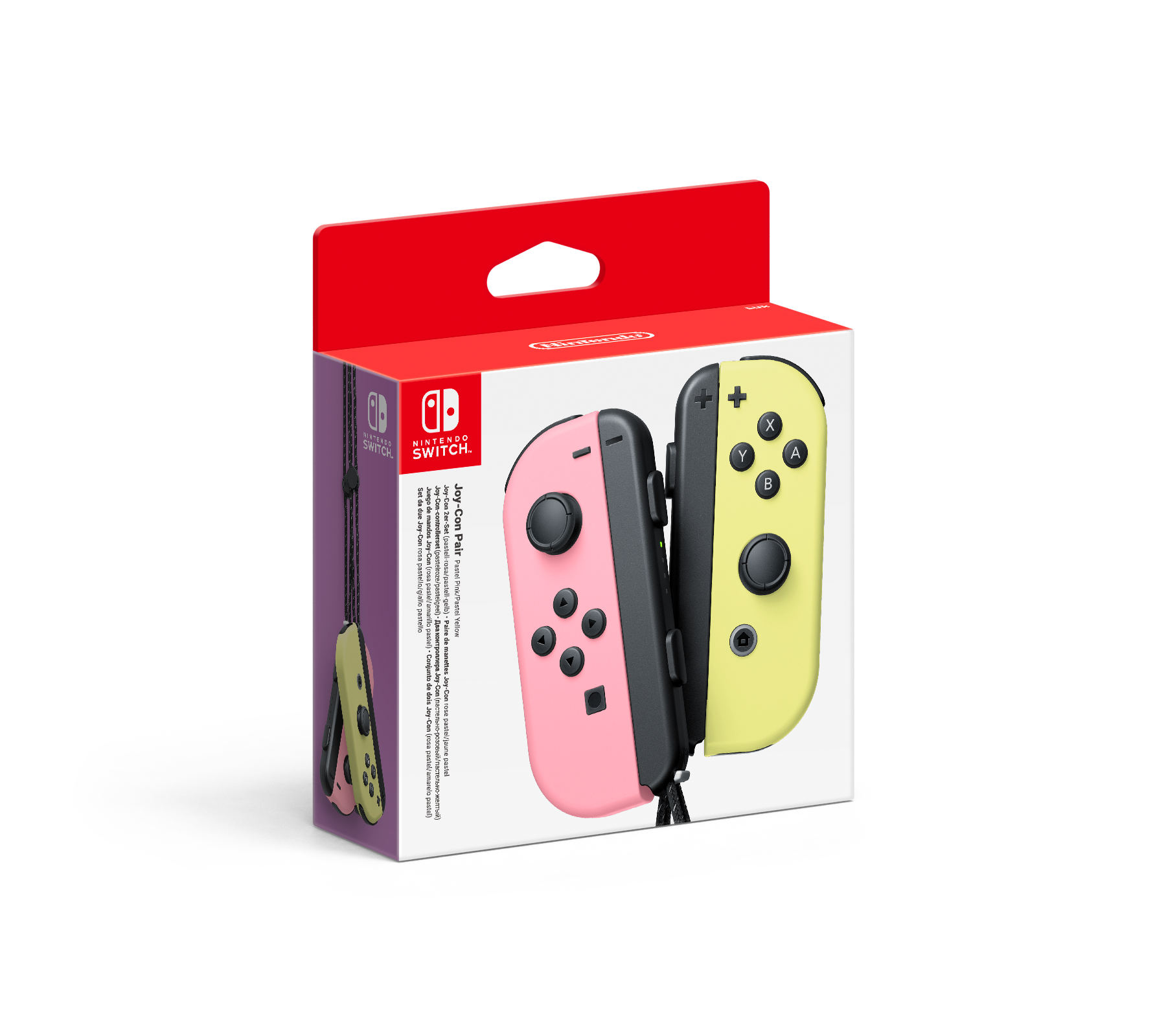 Nintendo Switch Joy-Con Controllers Paar (pastel roze/pastel geel) afbeelding