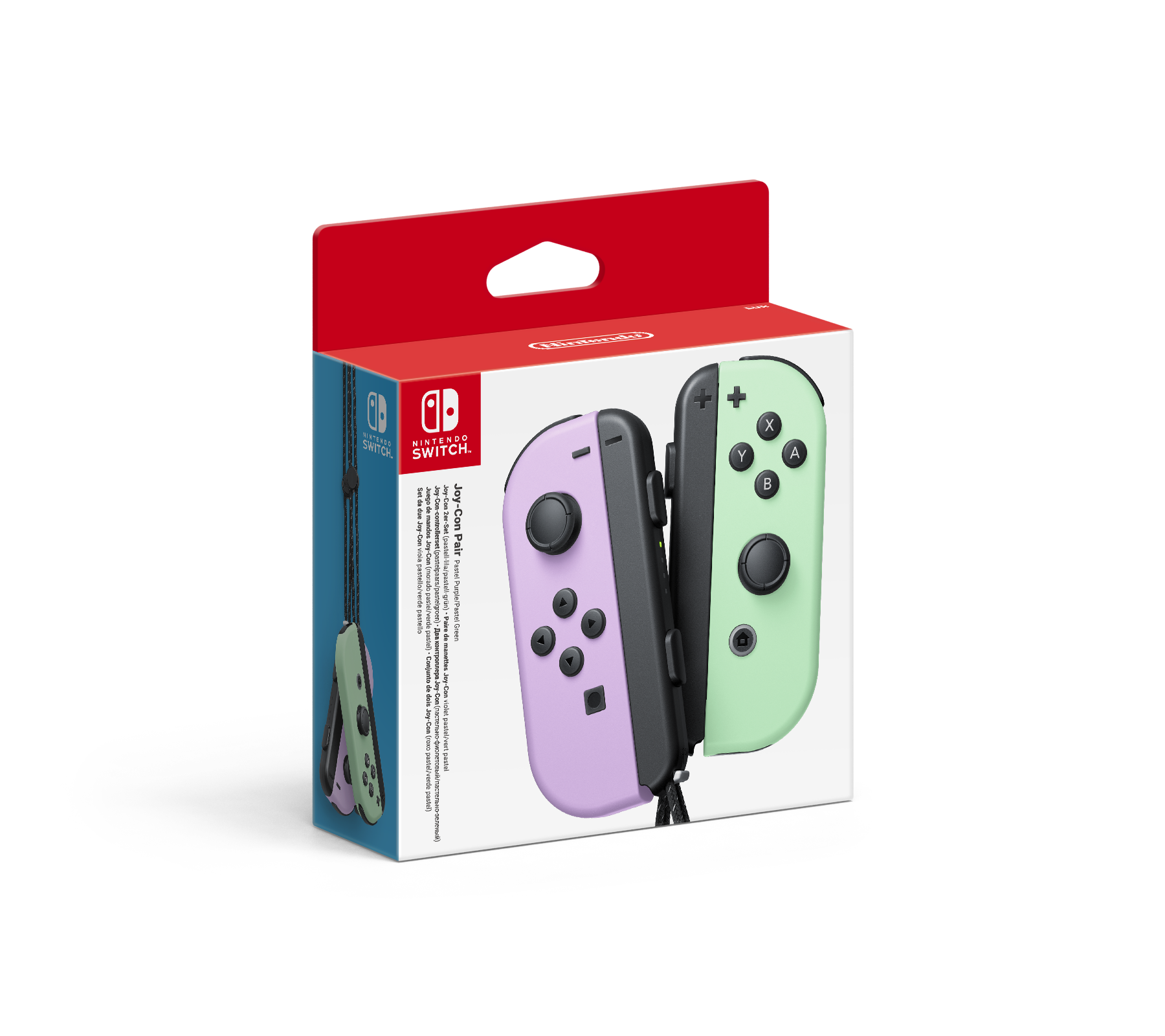 Nintendo Switch Joy-Con Controllers Paar (pastel paars/pastel groen) afbeelding