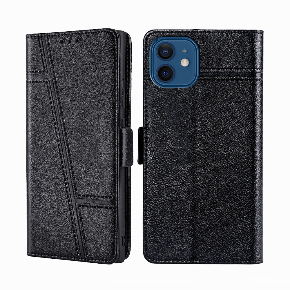 JVS Products Samsung Galaxy A52S hoesje - Bookcase - Pasjeshouder - Portemonnee - Patroon - Kunstleer - Zwart