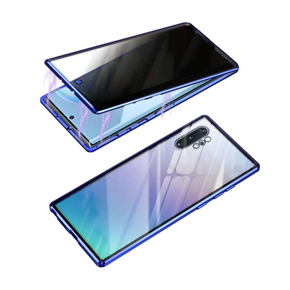 JVS Products iPhone 11 Pro hoesje - Full body - Shockproof - Gehard glas - Metaal - Blauw