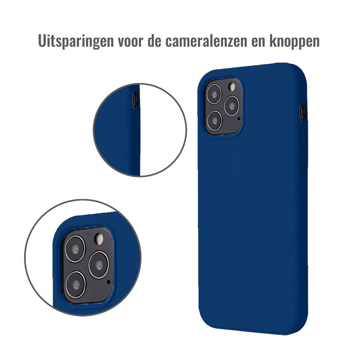 JVS Products iPhone SE 2022 hoesje - Backcover - TPU - Blauw