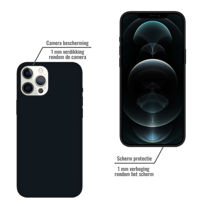 JVS Products iPhone 13 hoesje - Backcover - TPU - Zwart