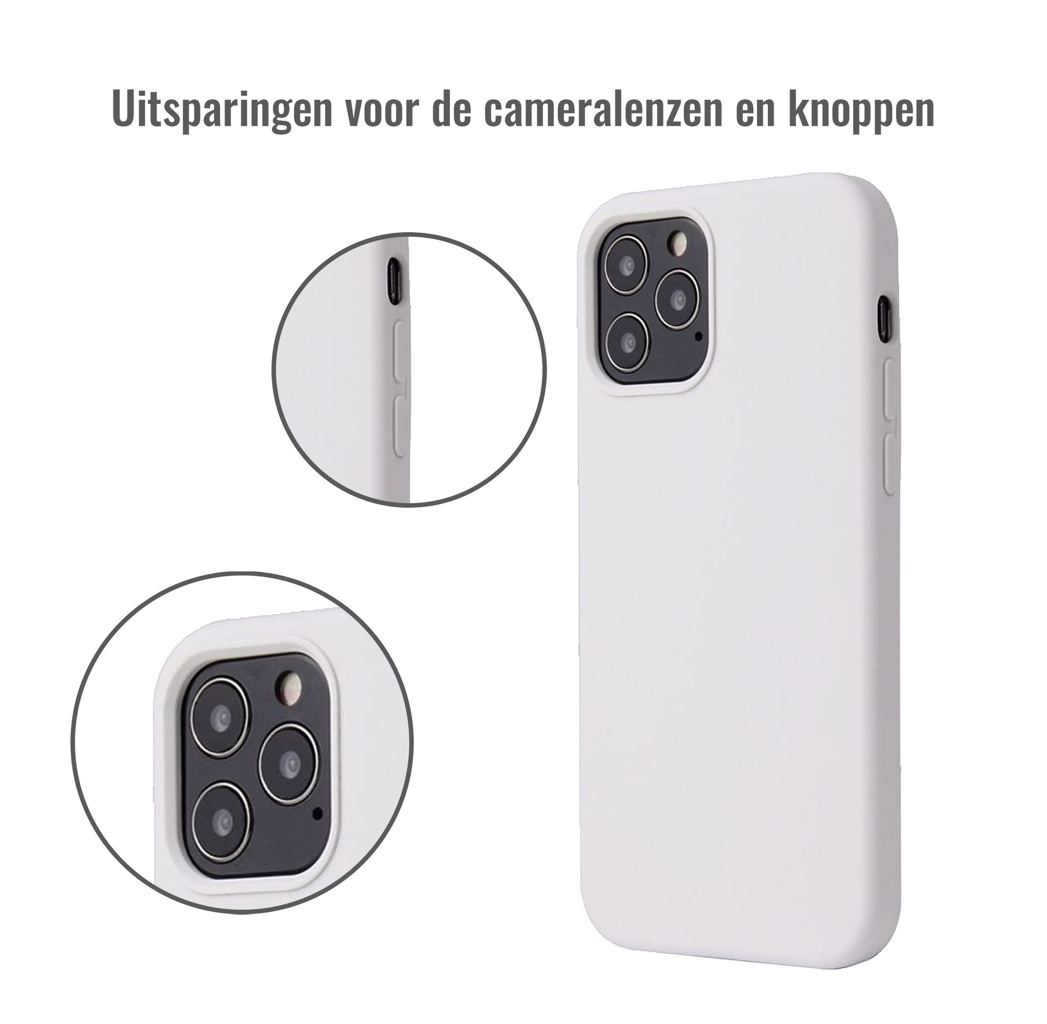 JVS Products iPhone 8 hoesje - Backcover - TPU - Wit