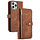 iPhone XR hoesje - Bookcase - Koord - Pasjeshouder - Portemonnee - Kunstleer - Bruin