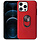 iPhone 8 hoesje - Backcover - Ringhouder - TPU - Rood