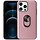 iPhone SE 2020 hoesje - Backcover - Ringhouder - TPU - Rose Goud