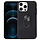 iPhone 12 Pro Max hoesje - Backcover - Ringhouder - TPU - Zwart