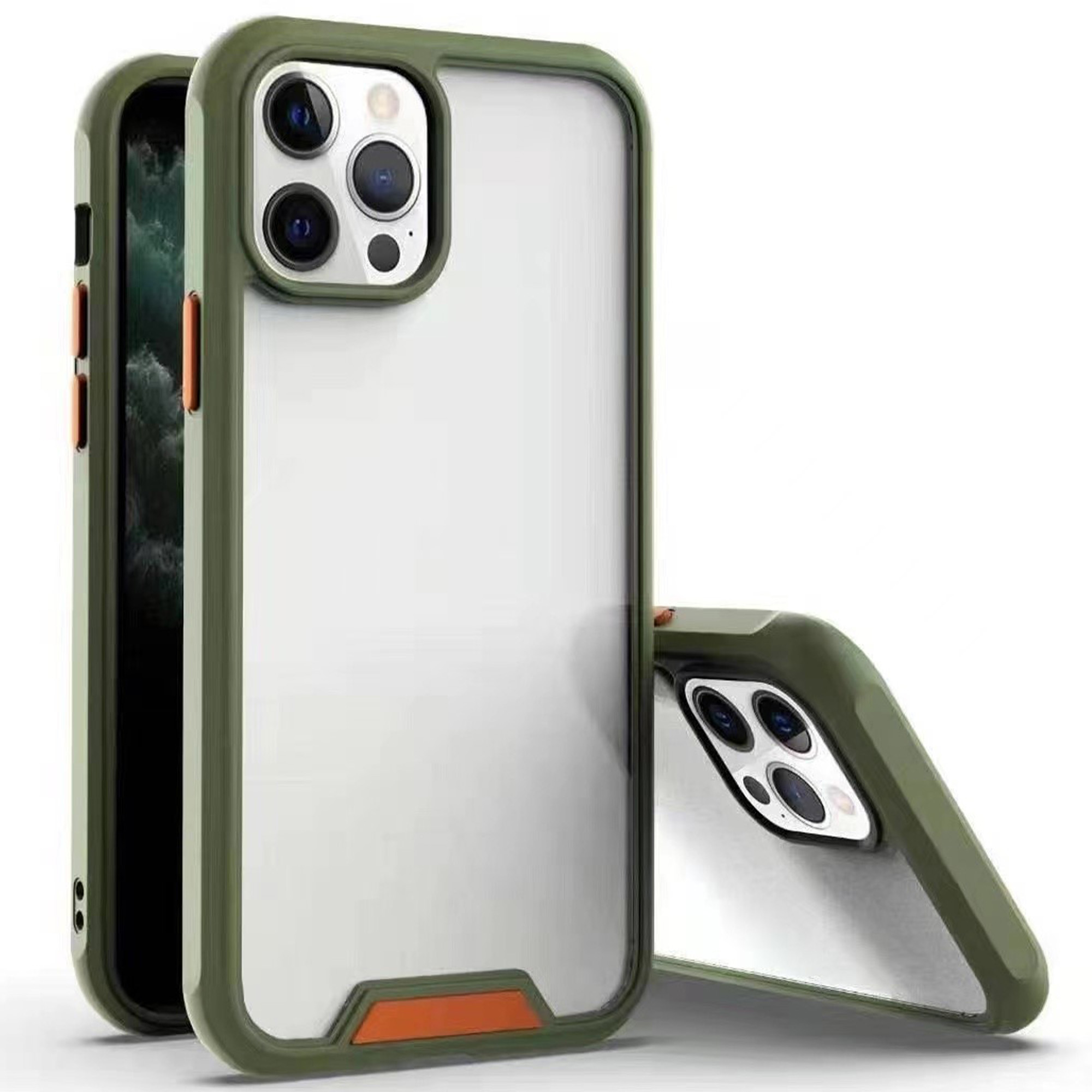 Samsung Galaxy S21 Plus hoesje - Bumper hoesje - TPU - Groen afbeelding