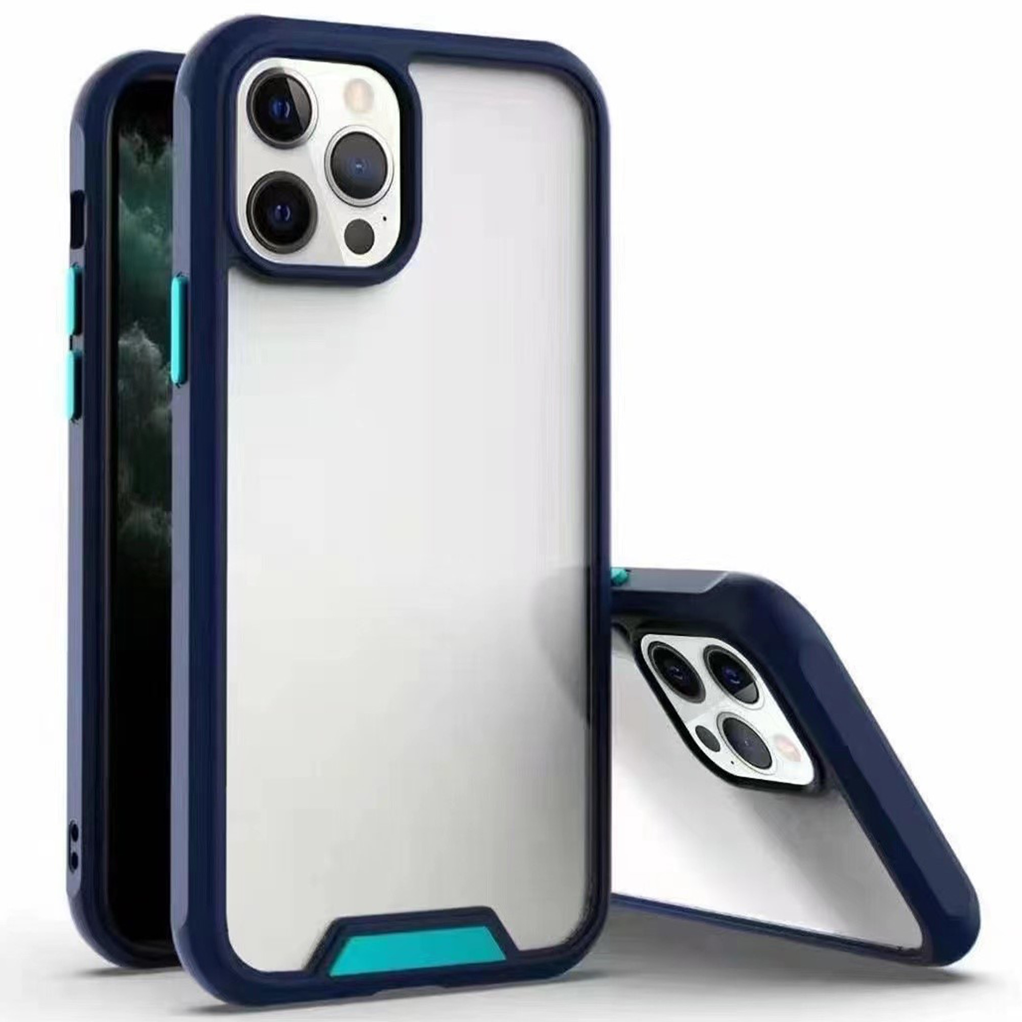iPhone 11 Pro hoesje - Bumper hoesje - TPU - Blauw afbeelding