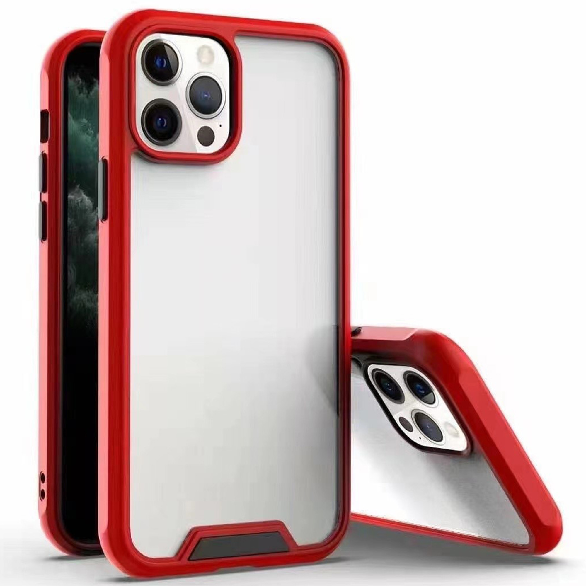 Samsung Galaxy S21 Ultra hoesje - Bumper hoesje - TPU - Rood afbeelding