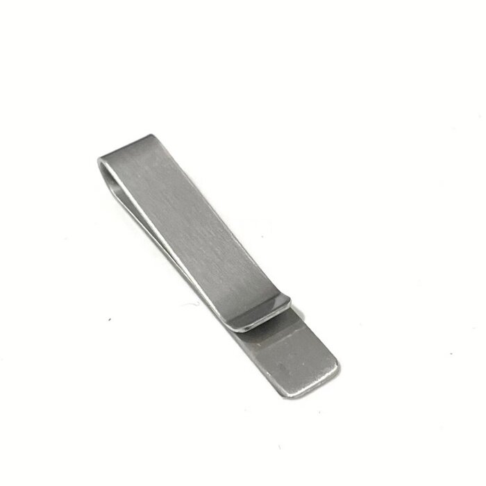 JVS Products Dasspeld - Stropdas Clip - 50mm - RVS - Zilver