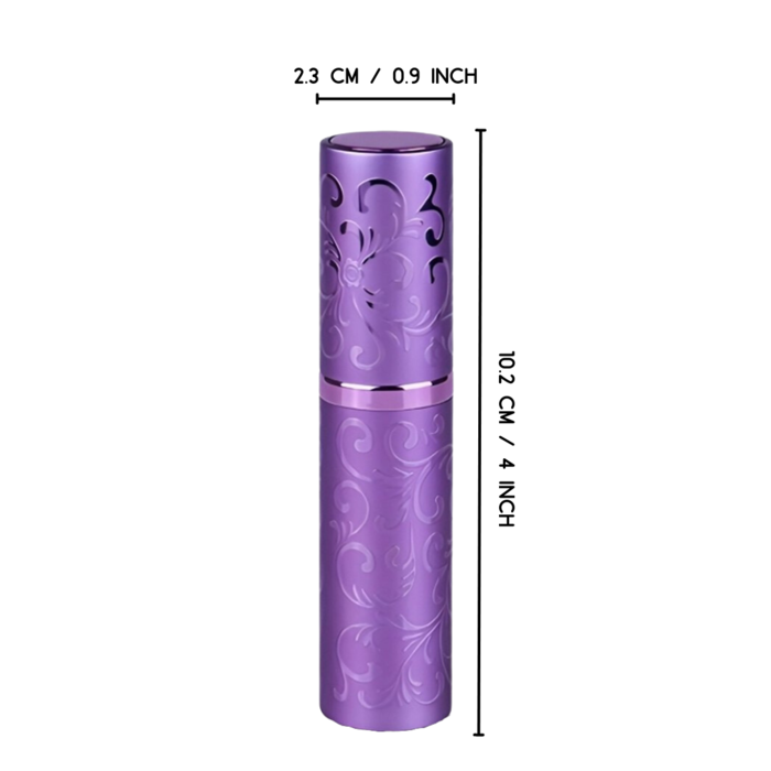 JVS Products Luxe Mini Parfum Flesje - Navulbaar - 10 ml - Reisflesje - Parfumverstuiver - Paars