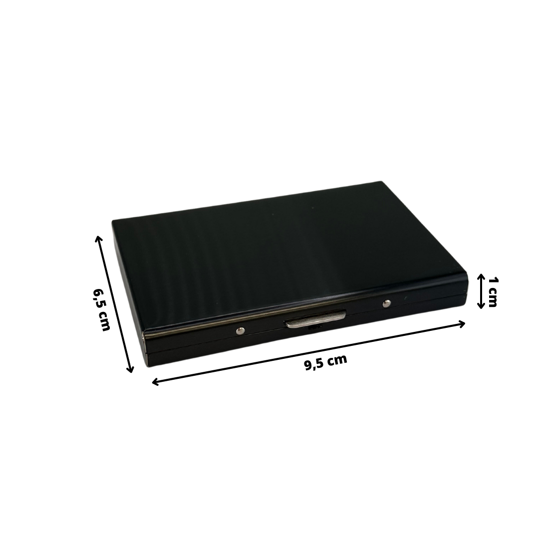 JVS Products Pasjeshouder - Mapje voor Pasjes - RFID beveiliging - Aluminium - Rose Goud