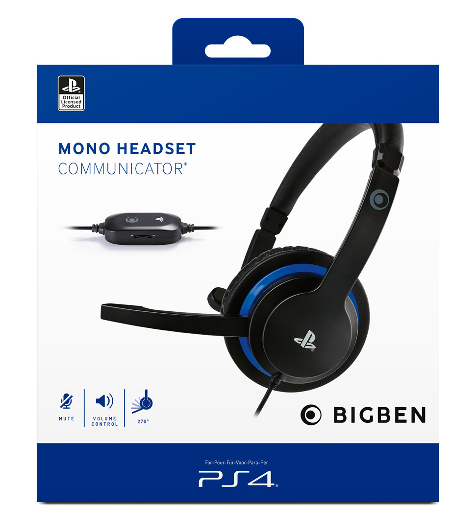 PS4 Bigben Mono Chat Gaming Headset afbeelding