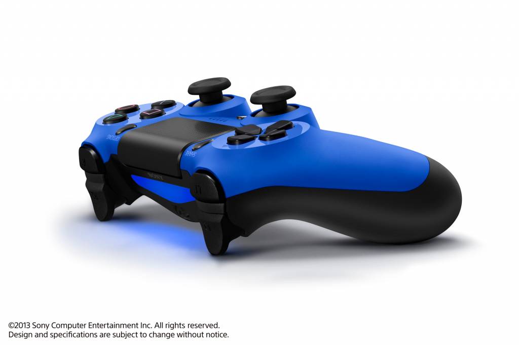 PS4 Sony Dualshock 4 wave blue afbeelding