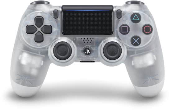 PS4 Sony Wireless Dualshock 4 PlayStation 4 Controller V2 (White Crystal) afbeelding