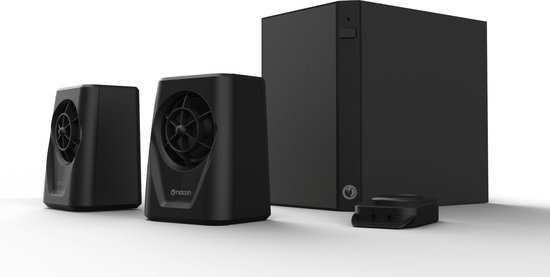 Nacon GA-200 2.1 Gaming Speakerset - PC/MAC - Zwart afbeelding