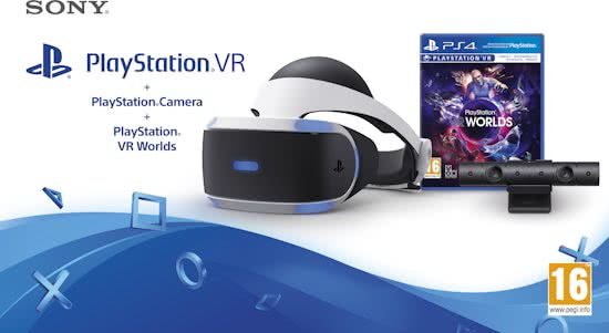 Sony PlayStation VR Bril + PS Camera + VR Worlds afbeelding