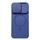 iPhone 13 Pro Max hoesje - Backcover - Geschikt voor MagSafe - Camerabescherming - TPU - Blauw