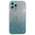 iPhone 12 Pro hoesje - Backcover - Camerabescherming - Glitter - TPU - Lichtblauw