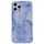 iPhone 11 Pro hoesje - Backcover - Softcase - Marmer - Marmerprint - TPU - Blauw/Paars