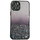 iPhone XR hoesje - Backcover - Camerabescherming - Glitter - TPU - Zwart