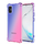 iPhone 13 Pro Max hoesje - Backcover - Extra dun - Transparant - Tweekleurig - TPU - Blauw/Roze