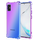 Samsung Galaxy Note 20 hoesje - Backcover - Extra dun - Transparant - Tweekleurig - TPU - Paars/Blauw