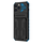 iPhone 13 hoesje - Backcover - Rugged Armor - Kickstand - Extra valbescherming - TPU - Zwart/Blauw