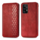 iPhone XR hoesje - Bookcase - Pasjeshouder - Portemonnee - Diamantpatroon - Kunstleer - Rood