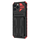 iPhone 12 Pro hoesje - Backcover - Rugged Armor - Kickstand - Extra valbescherming - TPU - Zwart/Rood