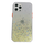 Samsung Galaxy A12 hoesje - Backcover - Camerabescherming - Glitter - TPU - Geel