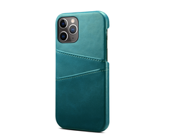 JVS Products iPhone 11 hoesje - Backcover - Pasjeshouder - Portemonnee - Kunstleer - Turquoise
