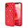 iPhone 11 Pro hoesje - Backcover - Luxe - Diamantpatroon - TPU - Rood
