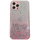 iPhone 11 Pro hoesje - Backcover - Camerabescherming - Glitter - TPU - Roze