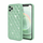 iPhone 11 Pro hoesje - Backcover - Luxe - Diamantpatroon - TPU - Lichtgroen