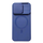 iPhone 13 hoesje - Backcover - Geschikt voor MagSafe - Camerabescherming - TPU - Blauw