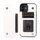 iPhone 12 Pro hoesje - Backcover - Pasjeshouder - Portemonnee - Kunstleer - Wit