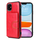 iPhone XR hoesje - Backcover - Pasjeshouder - Portemonnee - Kunstleer - Rood