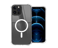 JVS Products iPhone 12 Mini hoesje - Backcover - Geschikt voor MagSafe - Extra dun - TPU - Transparant