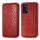 iPhone 13 hoesje - Bookcase - Pasjeshouder - Portemonnee - Diamantpatroon - Kunstleer - Rood